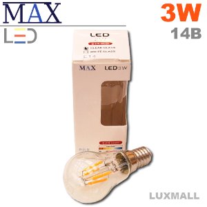 (MAX) LED 에디슨 미니크립톤 3W 14베이스 투명