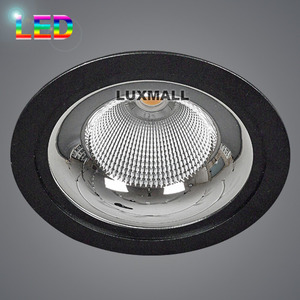 LED COB 30W 5인치 33 원형 매입등 흑색 135파이