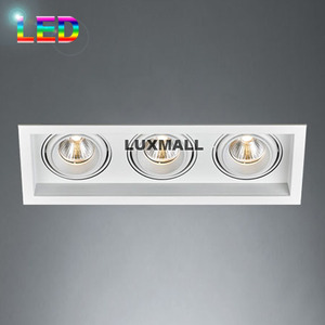 LED 30W 멀티 루비 3등 매입등 소 화이트(350x120)