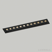 LED 20W 마그너 12구 매입 화이트,블랙 (308x37)