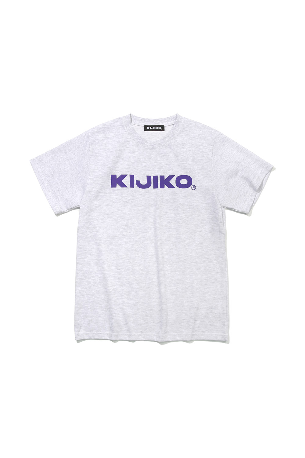 Rectangle Logo Tee melange gray