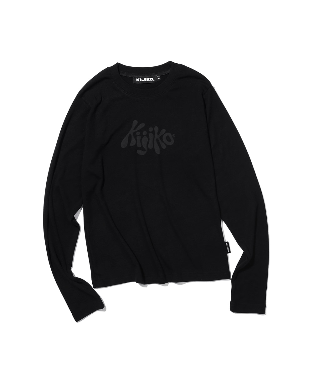 Smog Logo Slim Long Sleeve-Black