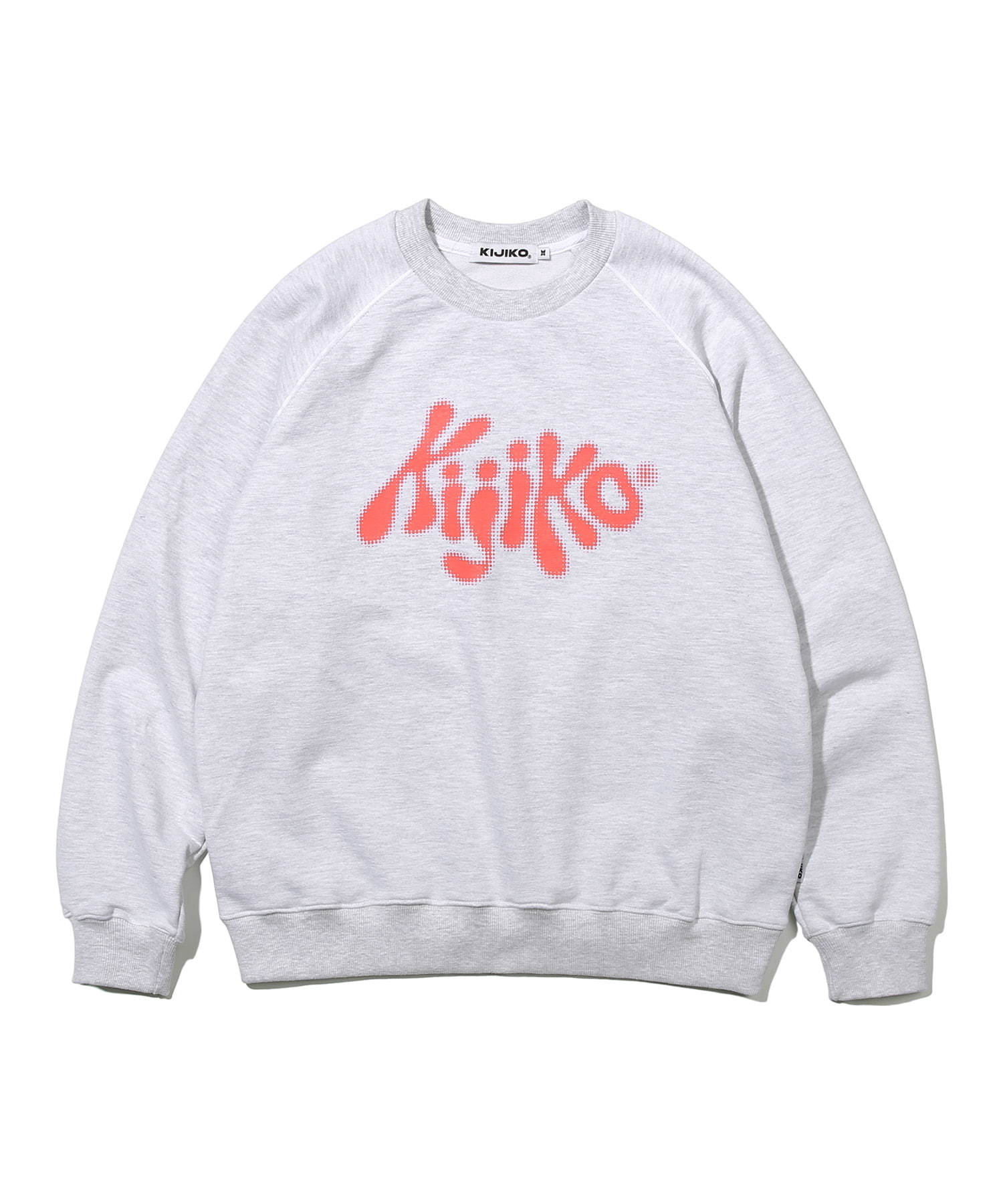 Piping raglan sweatshirt WhiteMelange