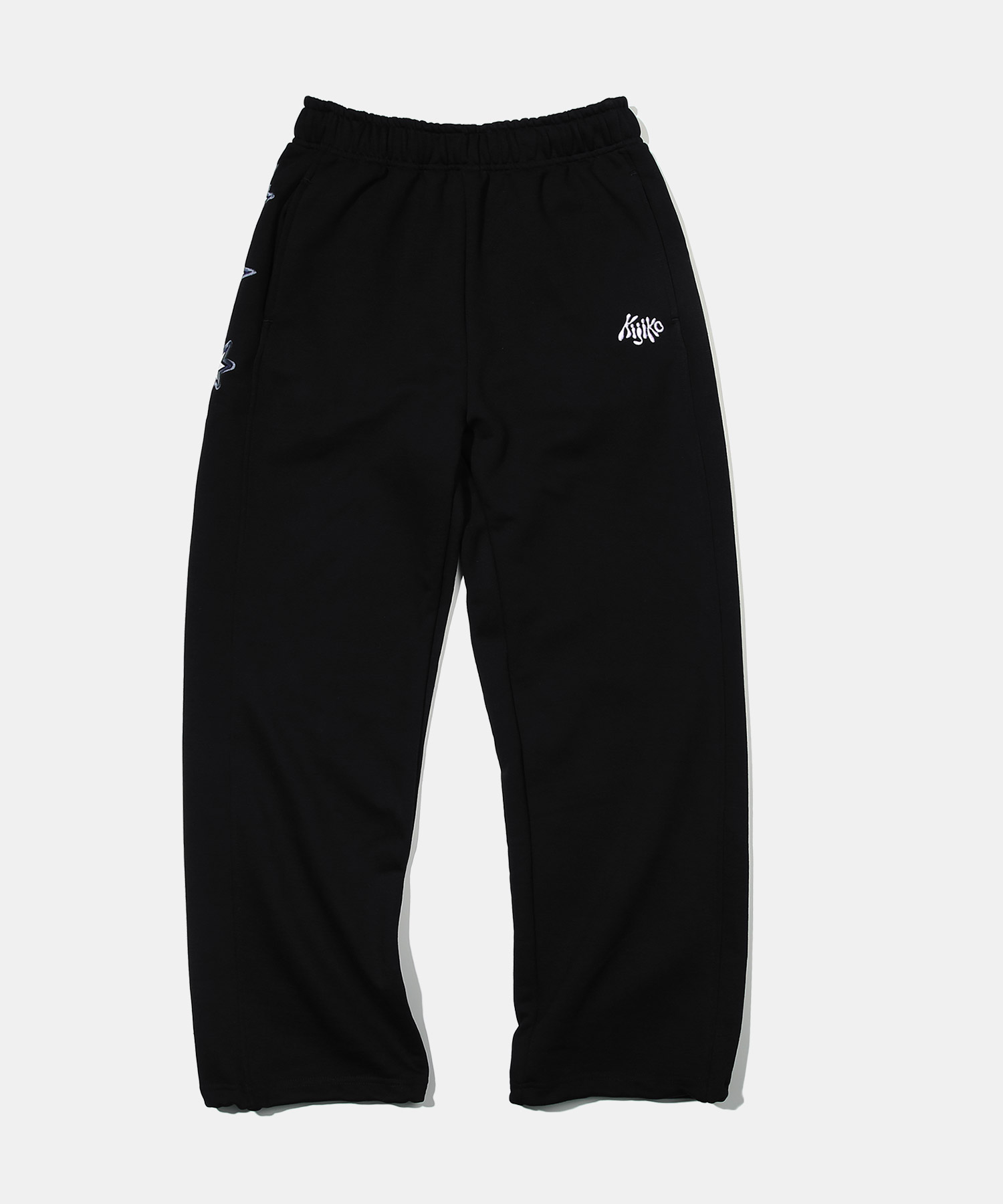 Applique sweatpants Black