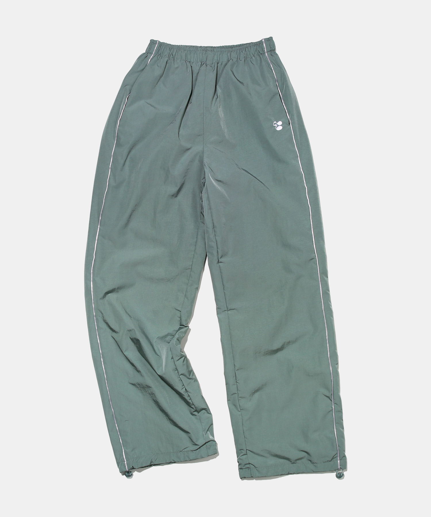 Piping symbol logo track pants Green