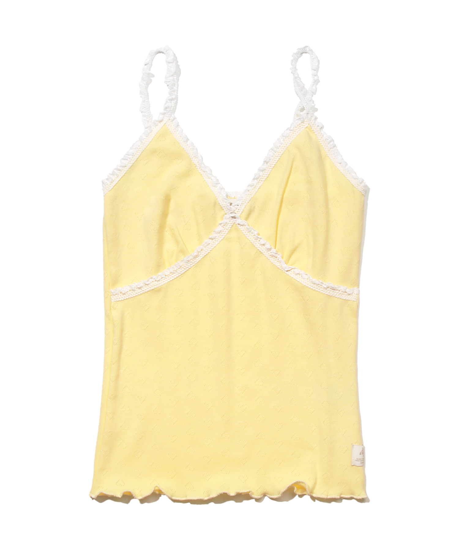 Wave lace Ss butter yellow