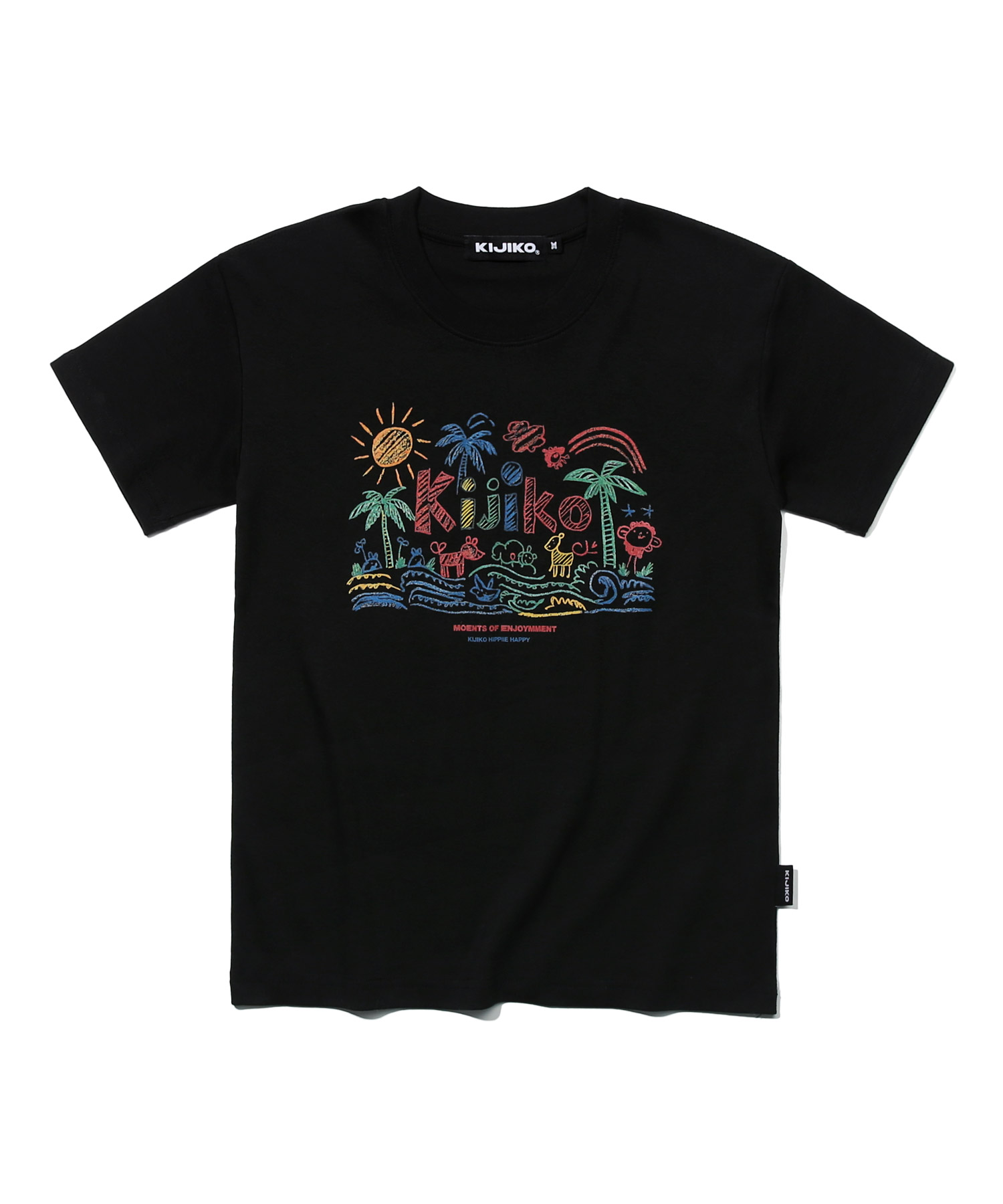 Holiday Crayons Tee Black