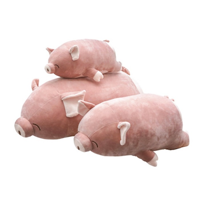 대형 돼지 모찌 인형 바디필로우 쿠션 말랑말랑한 베개