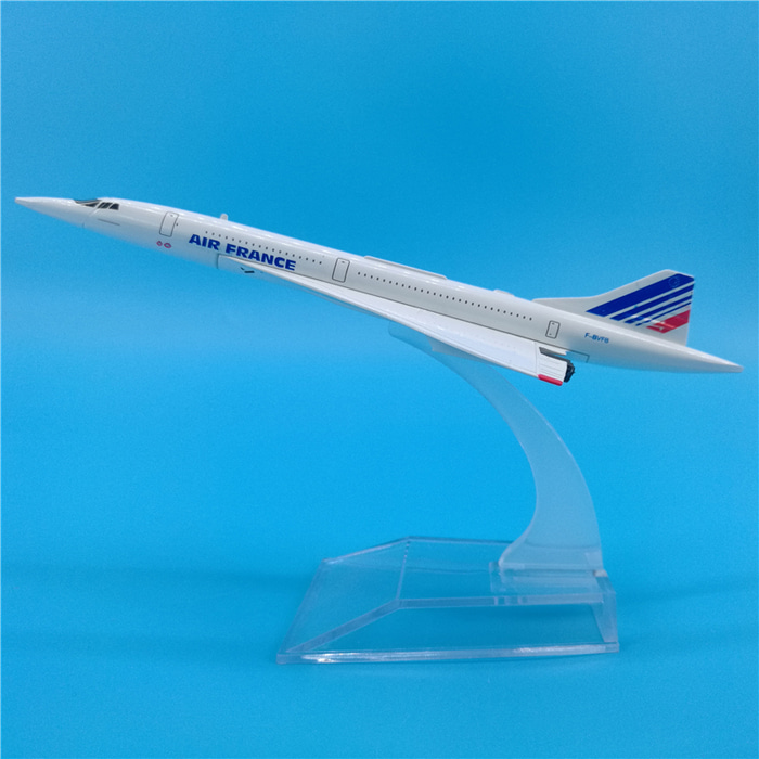 16cm 프랑스 항공 콩코드 초음속 금속 항공기 모형 선물세트 소장 Air France