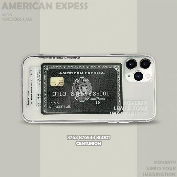 아메리칸 익스프레스 블랙카드 아이폰 케이스 폰케이스