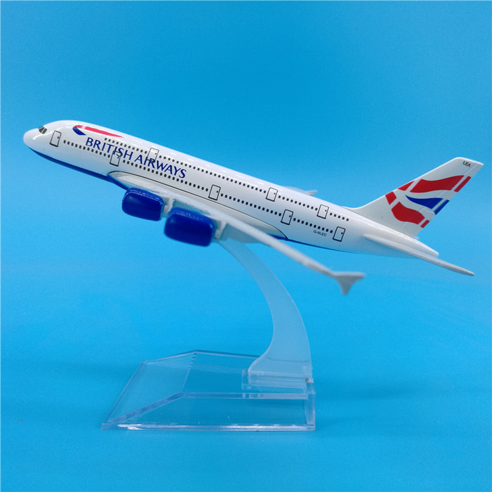 16cm 브리티시 에어웨이즈 A380 항공기 모형 선물세트 컬렉션 브리티쉬 에어웨이즈