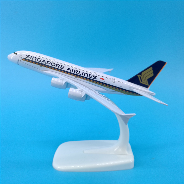 16cm 싱가포르항공 A380 합금 재질 비행기 모형 선물세트 Singapore Airlines