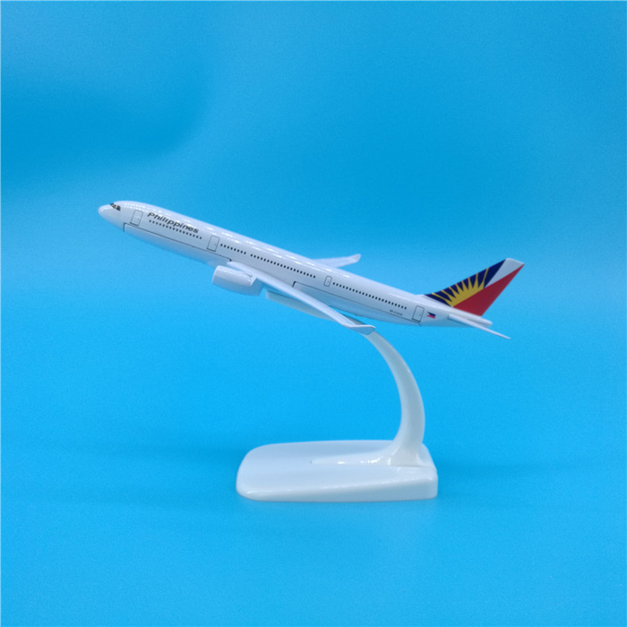 16cm 필리핀 항공 A330 합금 재질 비행기 모형 선물세트 소장 맞춤 제작 Logo