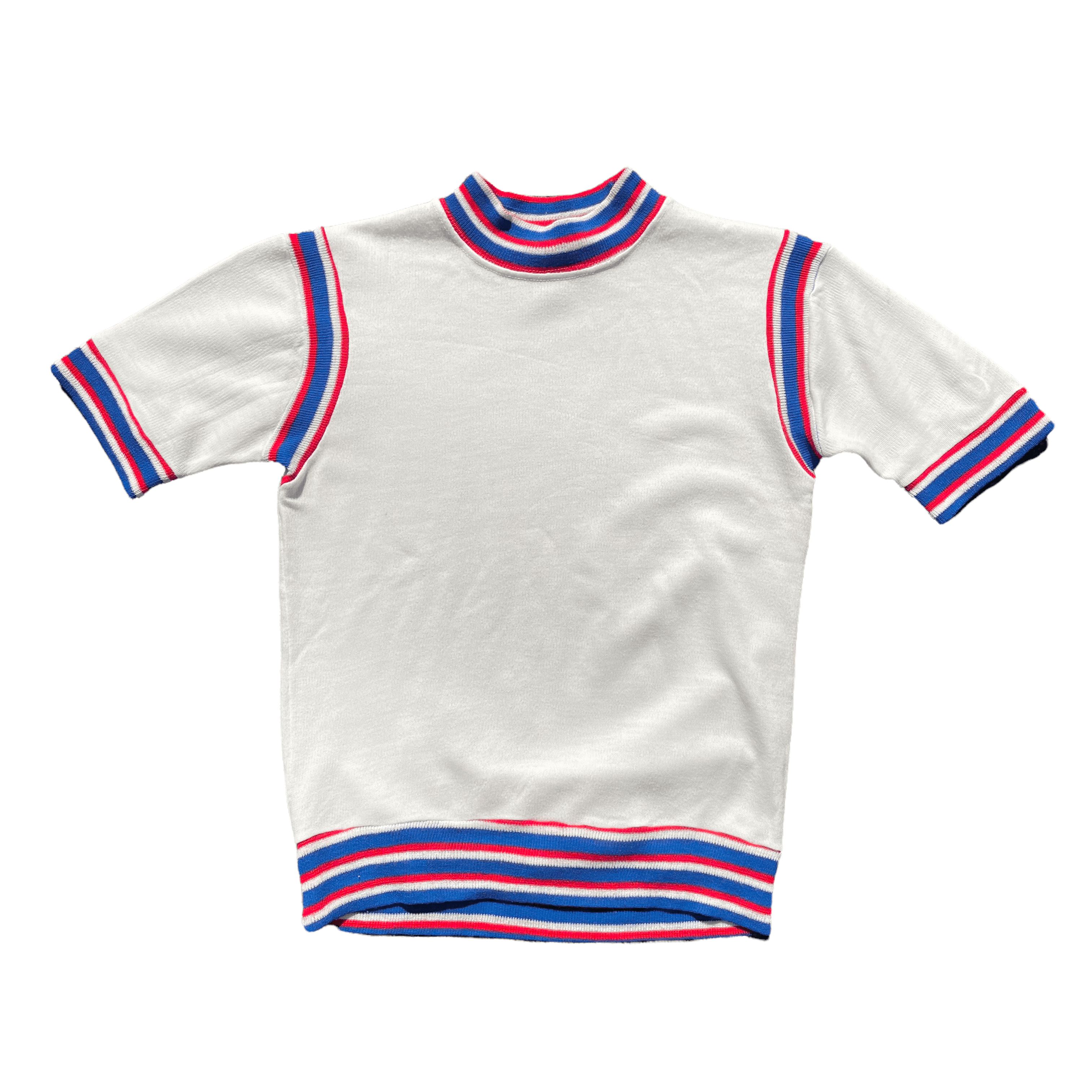 1970s Put-on Shop by Sears Athletic Ringer Summer Knit