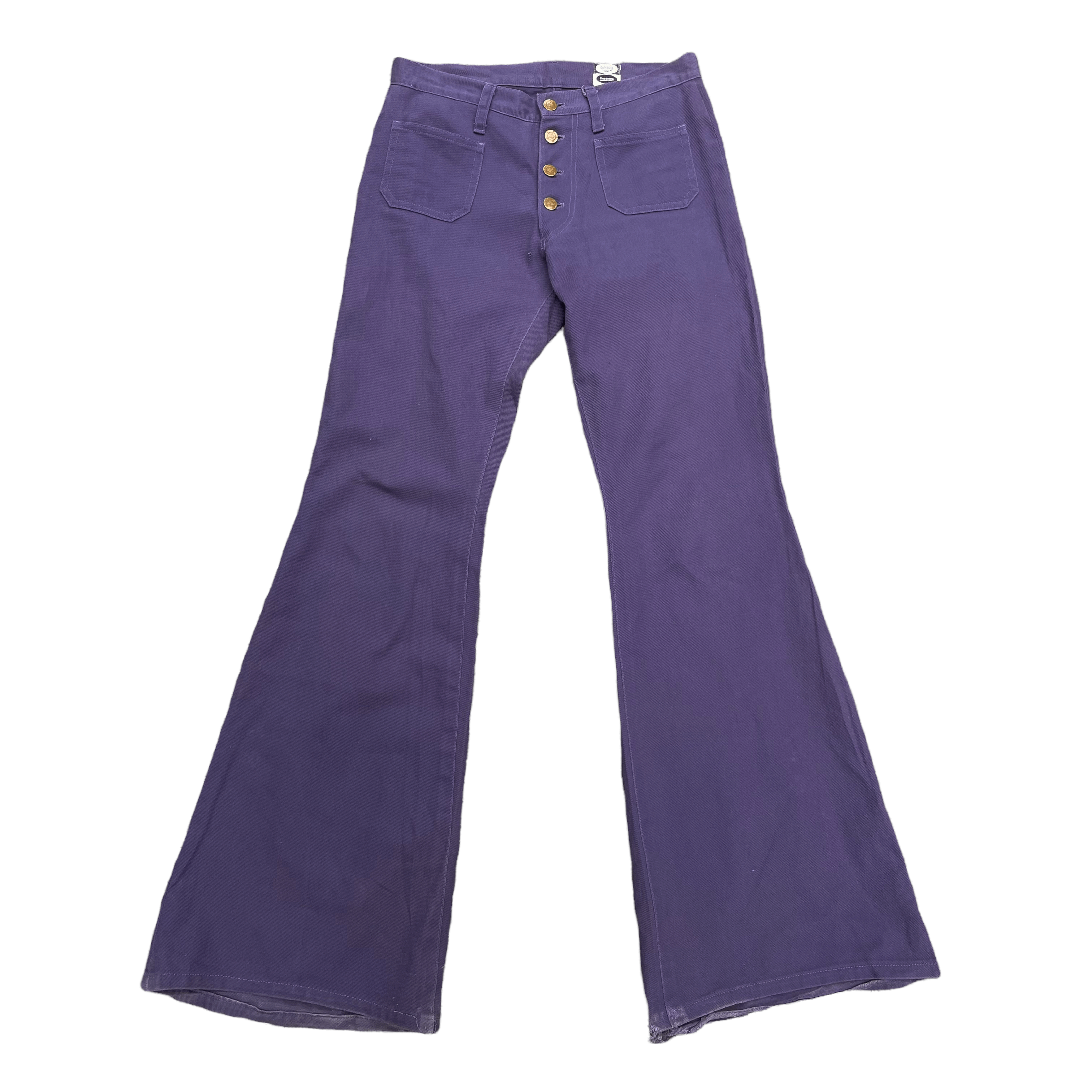 1970-1980s Unknown Oohlala Bell Bottom Jeans