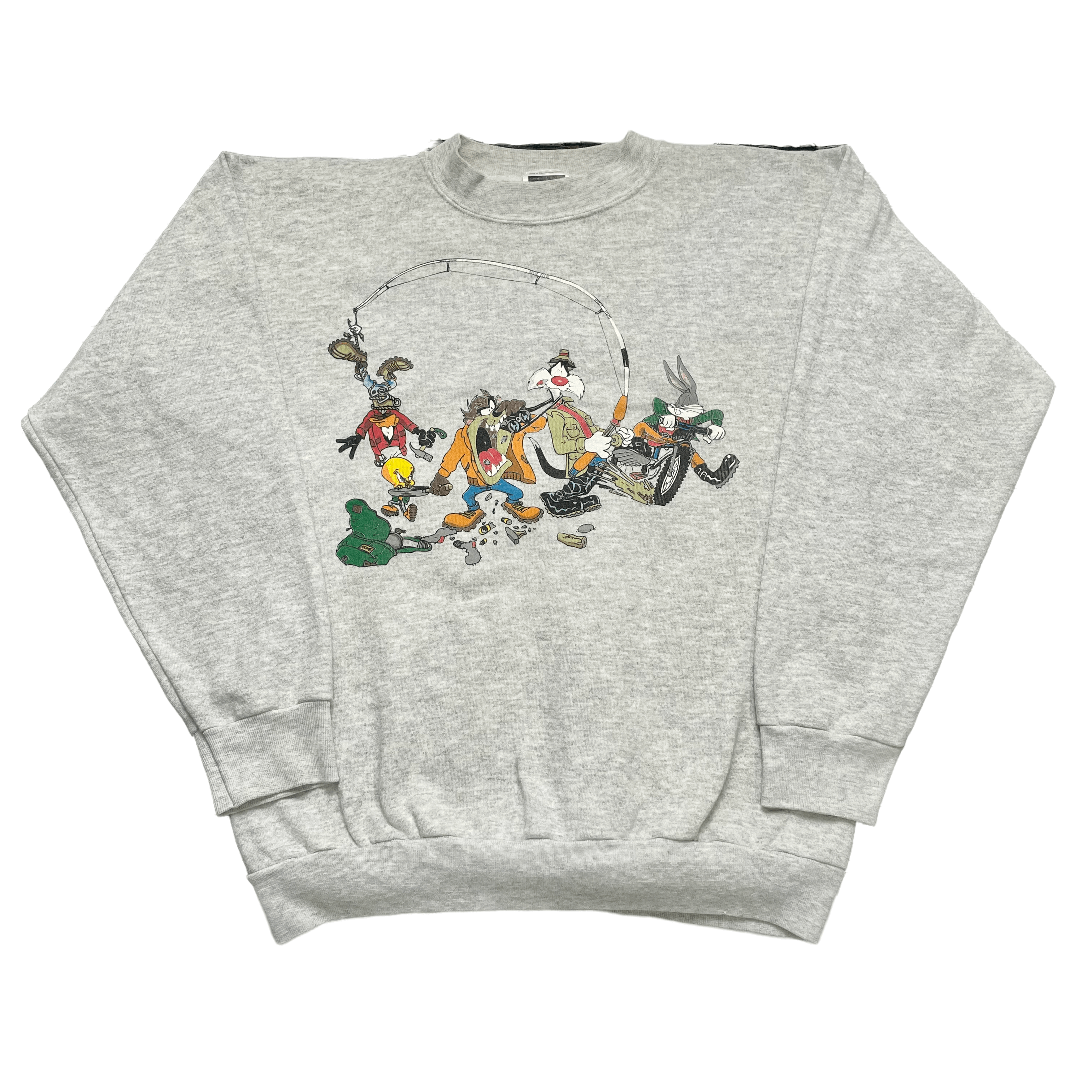 ⎨1980s⎬ Looney Tunes Animation Characters Sweatshirts