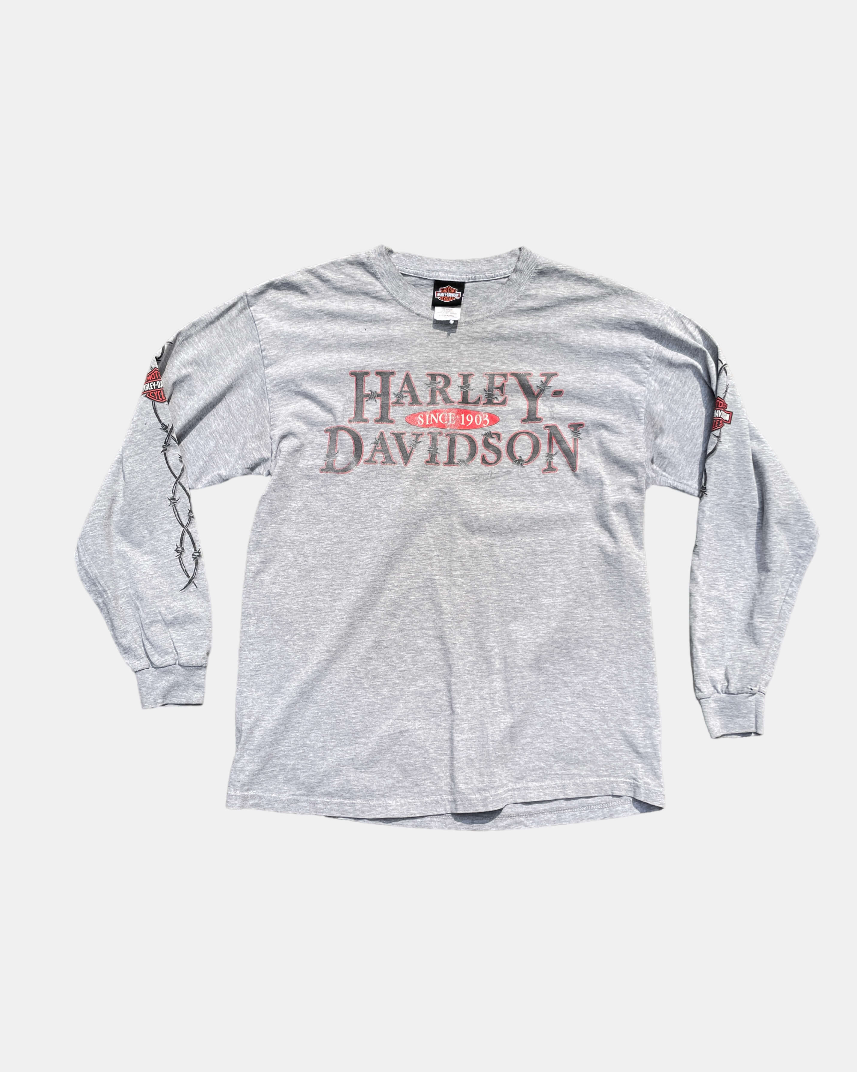 1990&#039;s Harley Davidson Stone Mountain Gergia L/S T-shirts