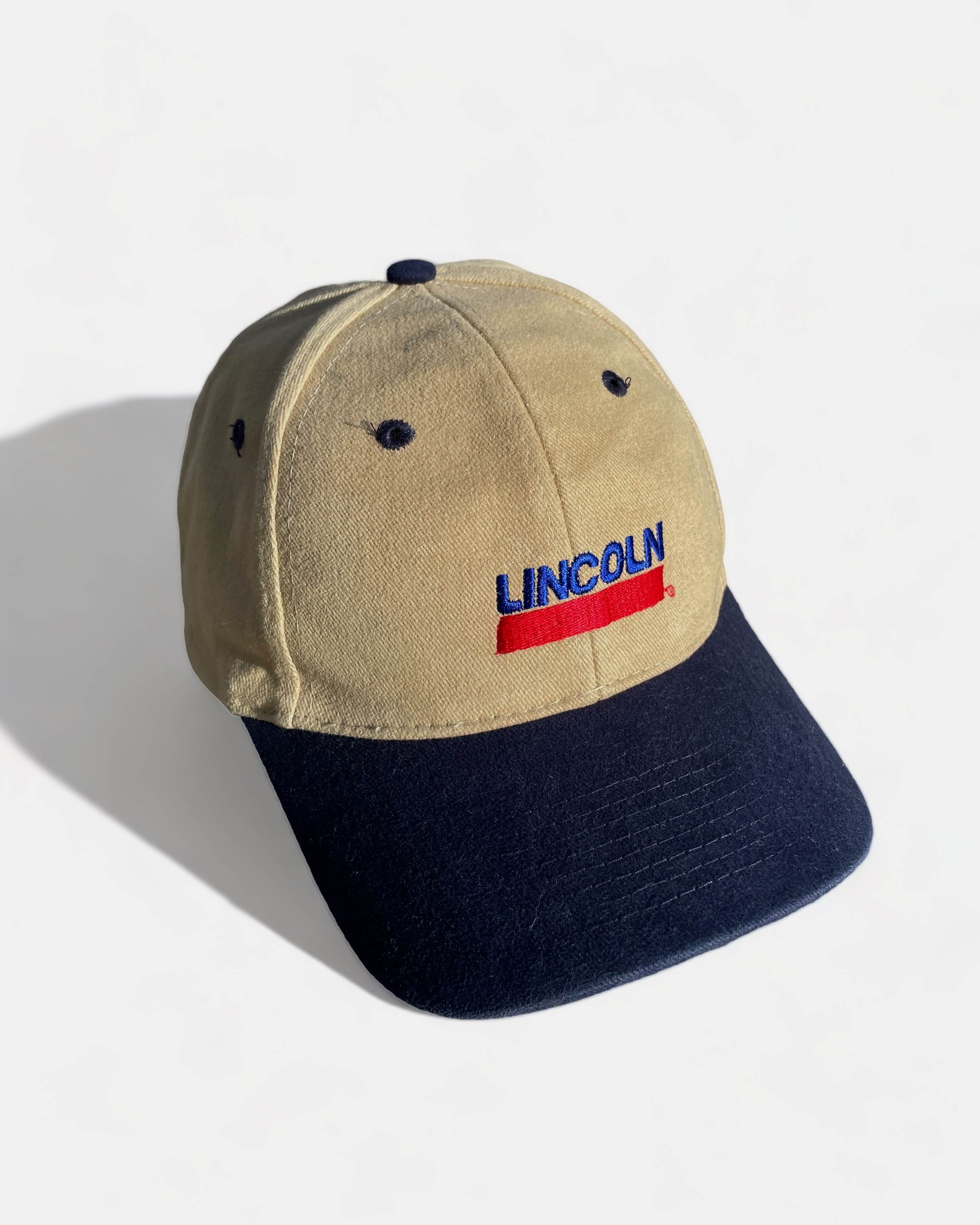 1990&#039;s LINCOLN Two Tone Ball Cap