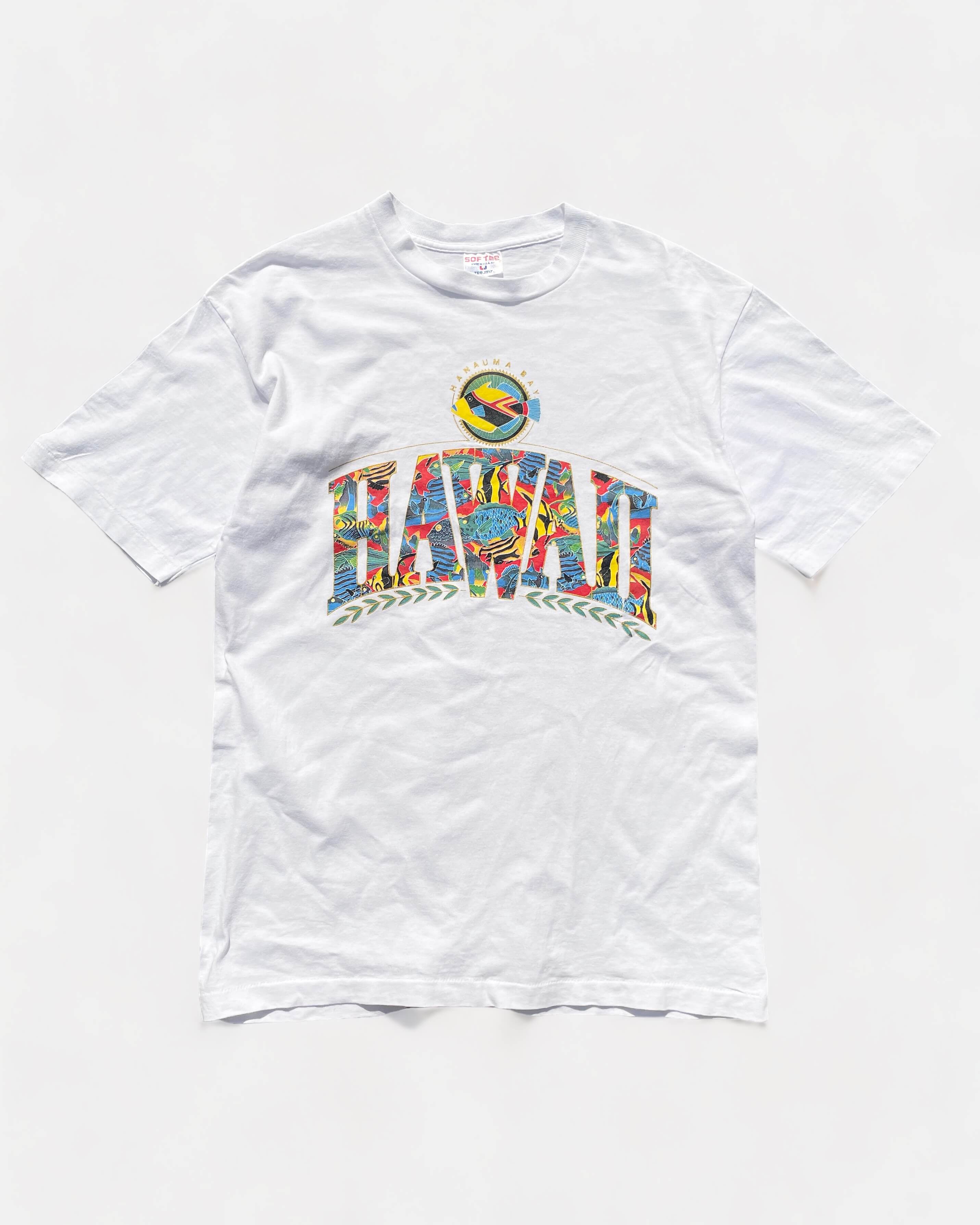 1990&#039;s Sof Tee Hawaii Hanaum Bay T-shirts