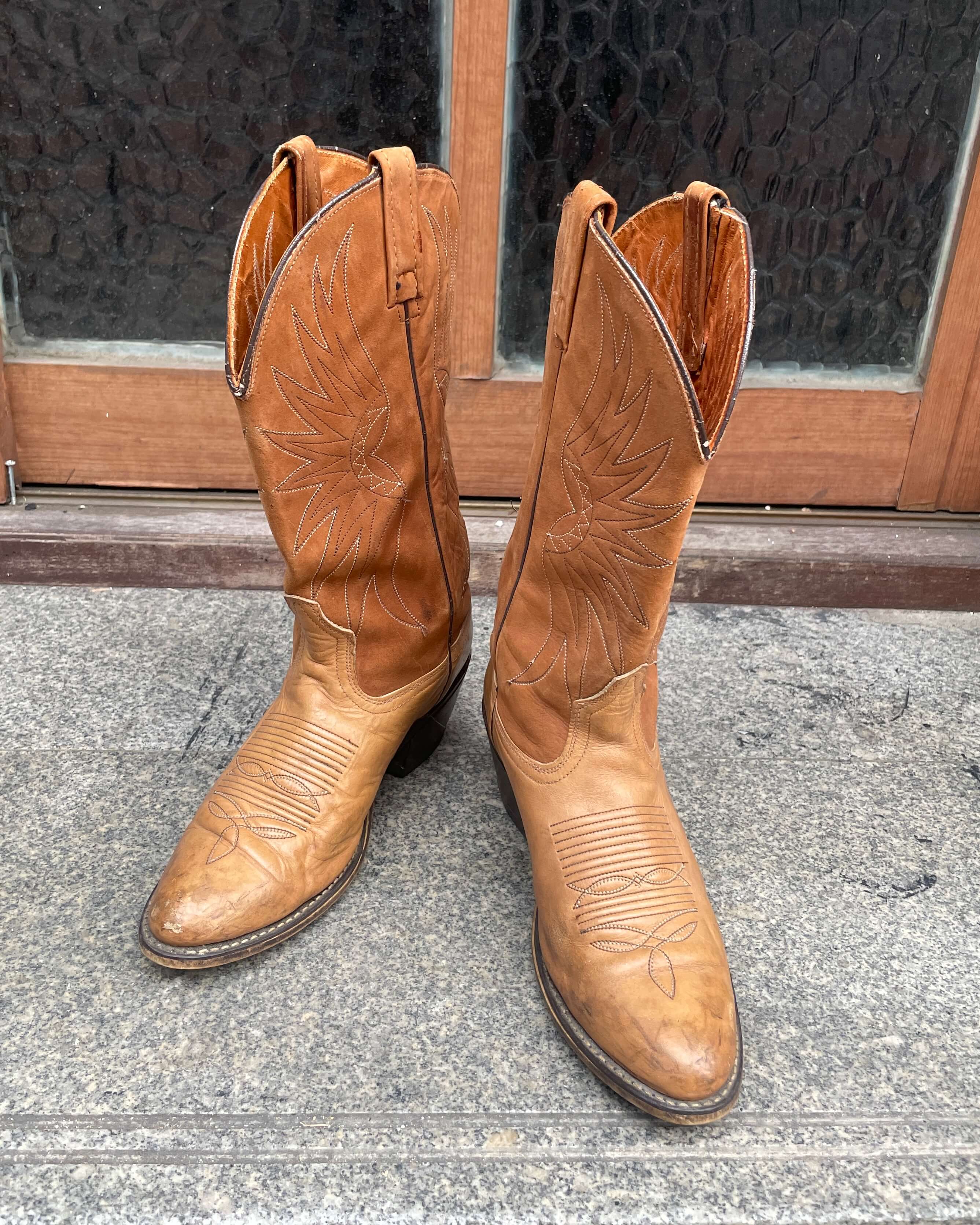80&#039;s ACME Two Tone Western Boots