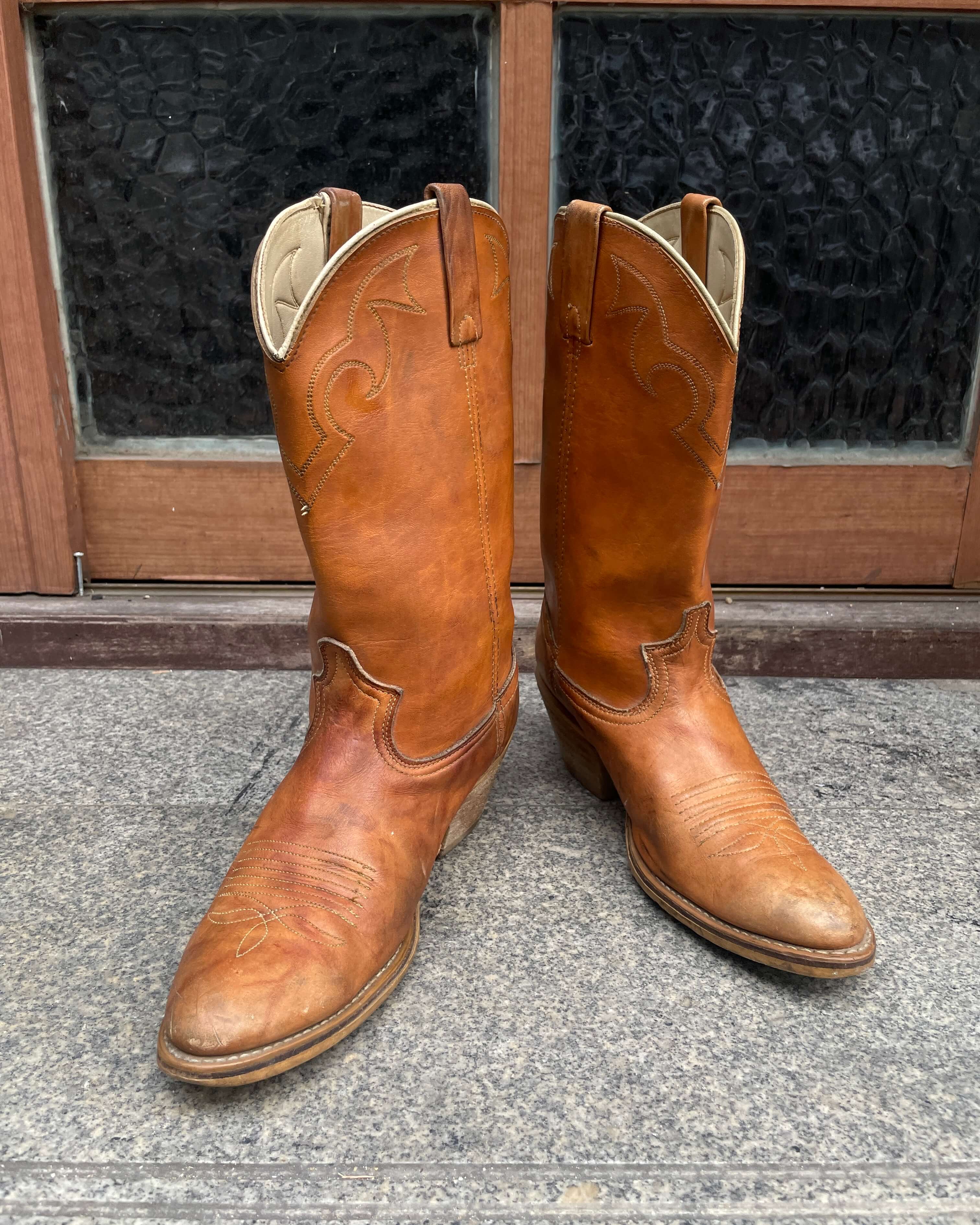 80&#039;s Dingo by ACME Brown Western Boots