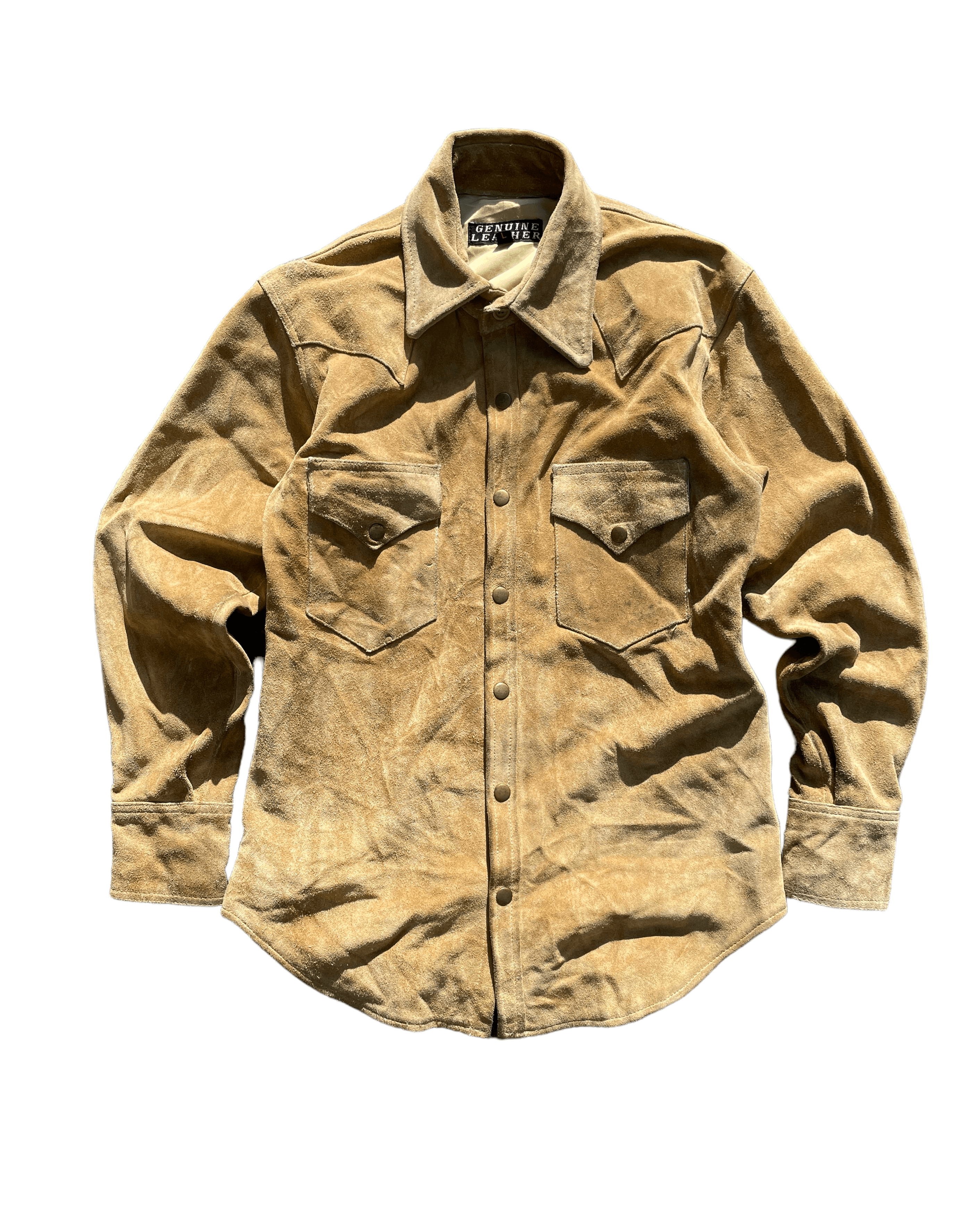 1980&#039;s Vintage Suede Western Shirts Jacket