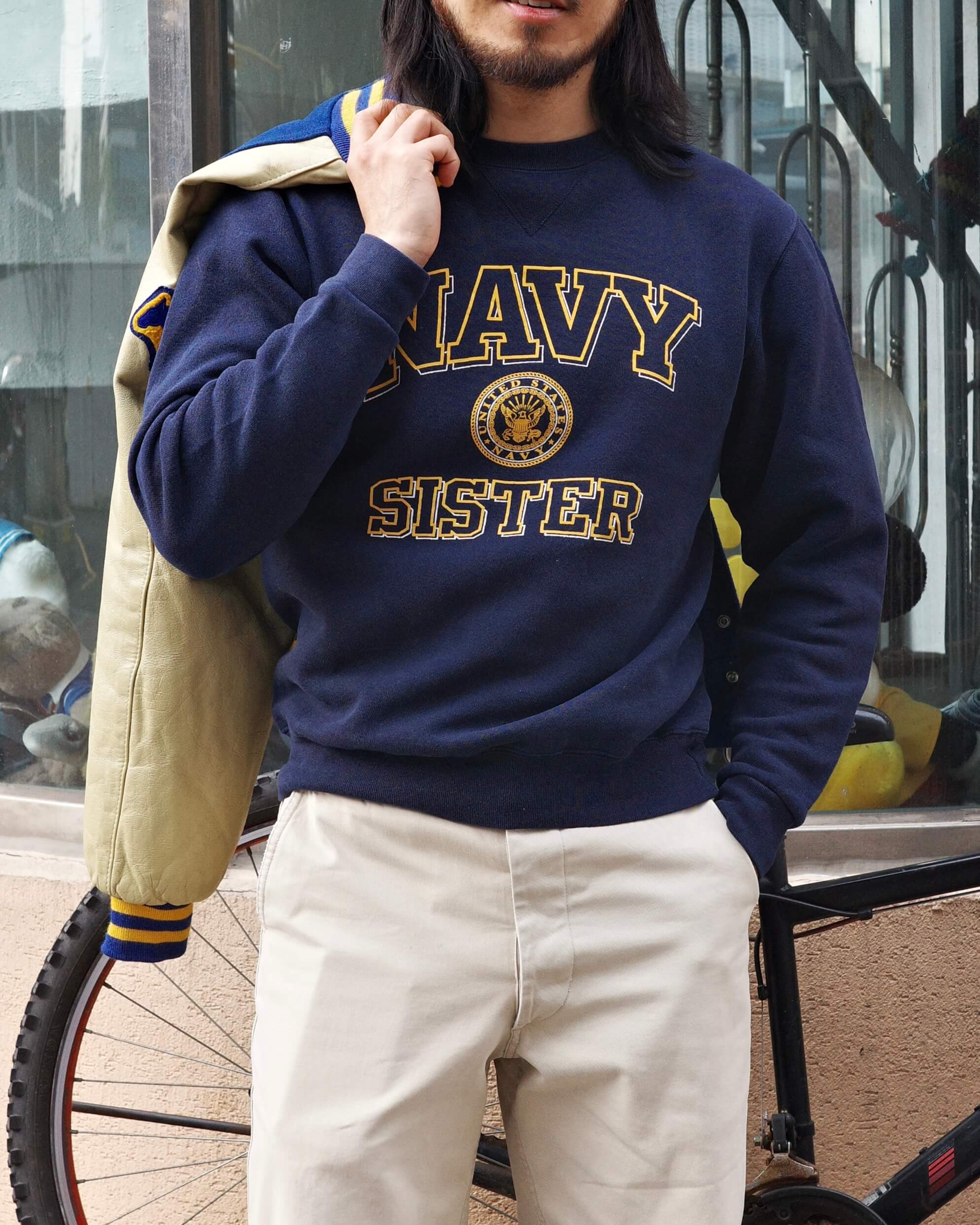 2000&#039;s Sofee Navy Sister Sweatshirts