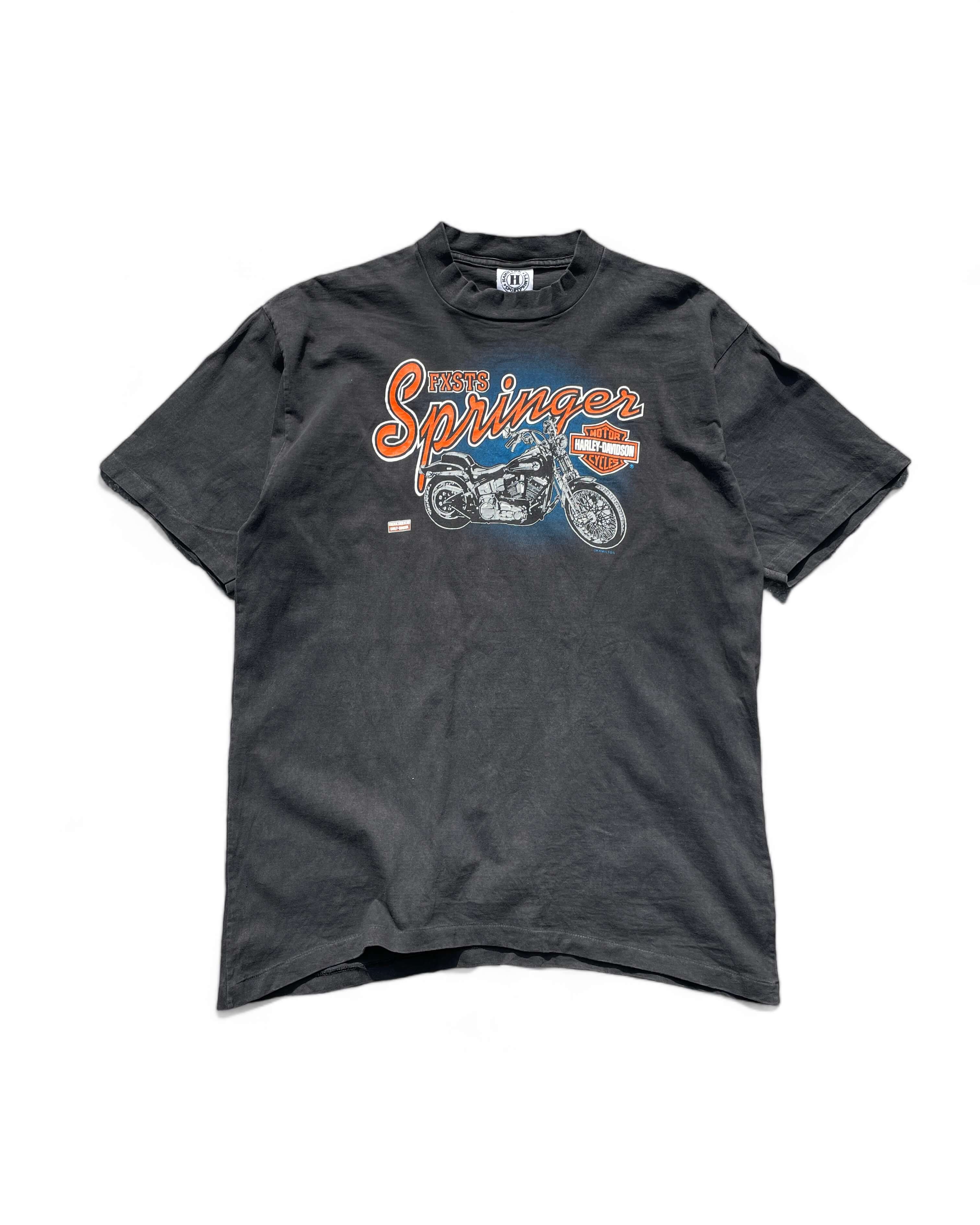 1990&#039;s Harley Davidson FXSTS Springer T-shirts