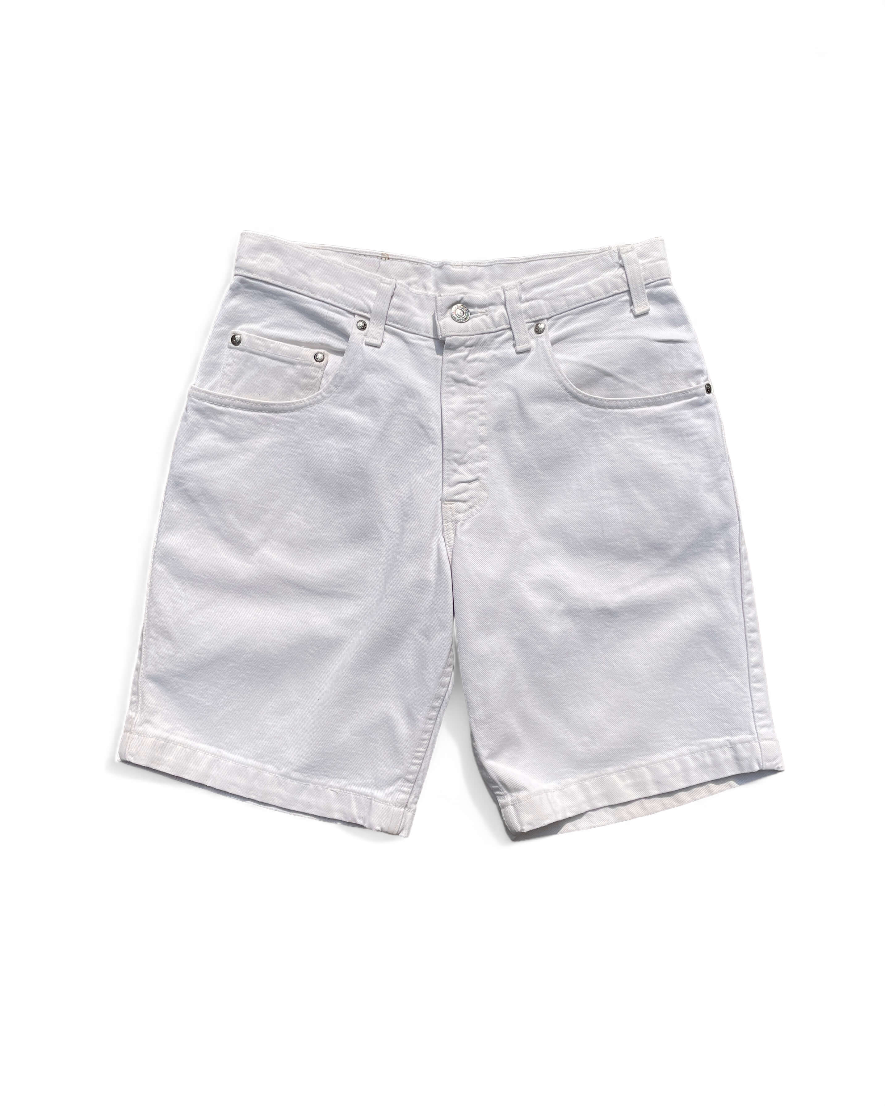 1990&#039;s Levi&#039;s 545 White Deinm Shorts