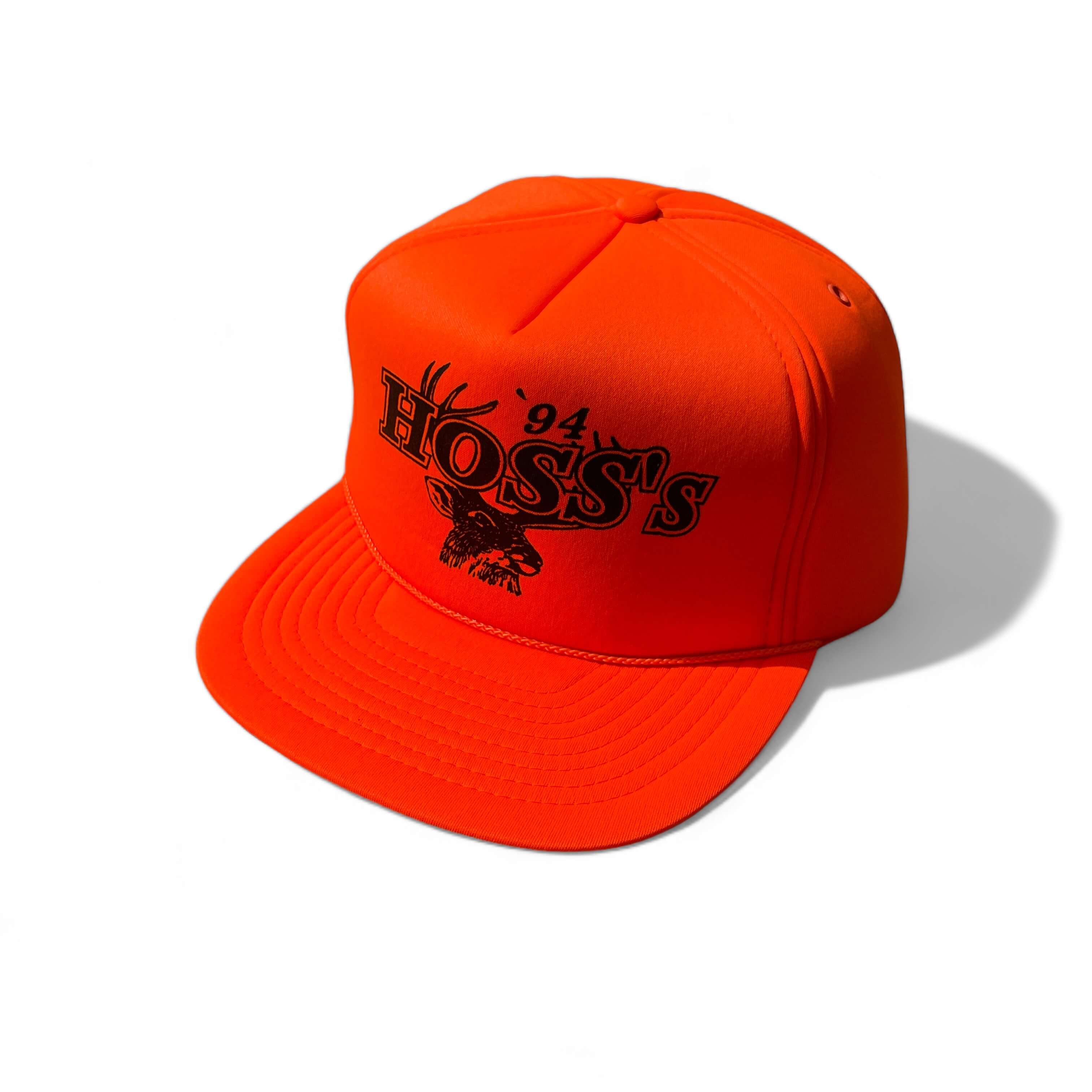 1990&#039;s Hoss&#039;s Neon Orange Snap Cap