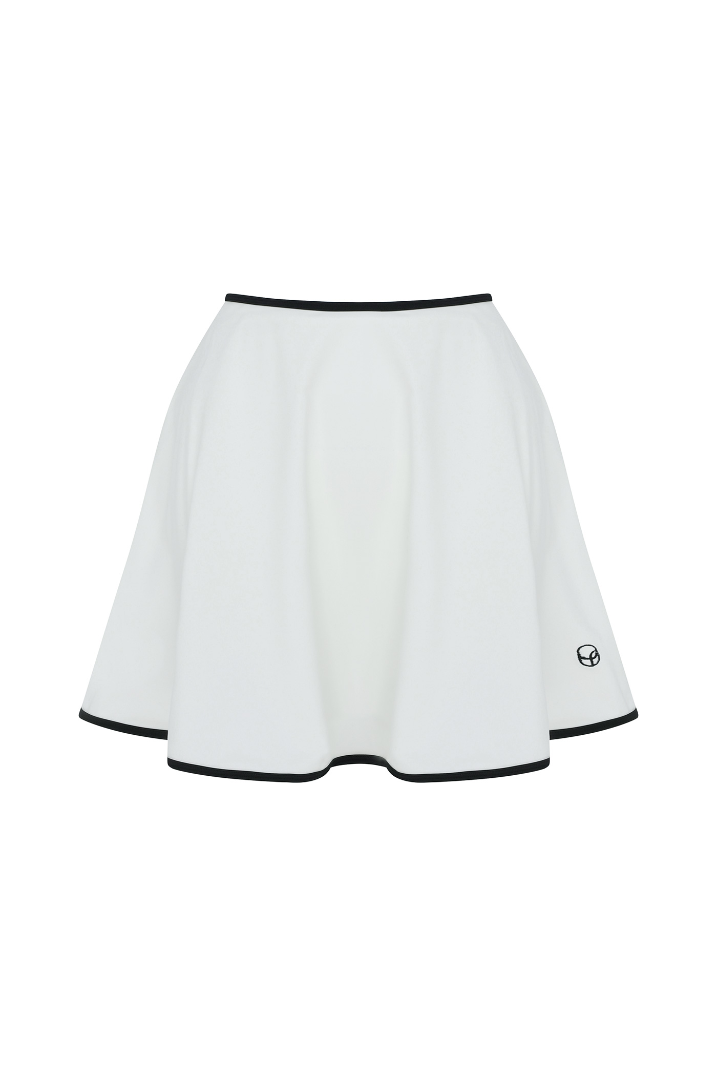 Flare Swim Skirt-Ivory