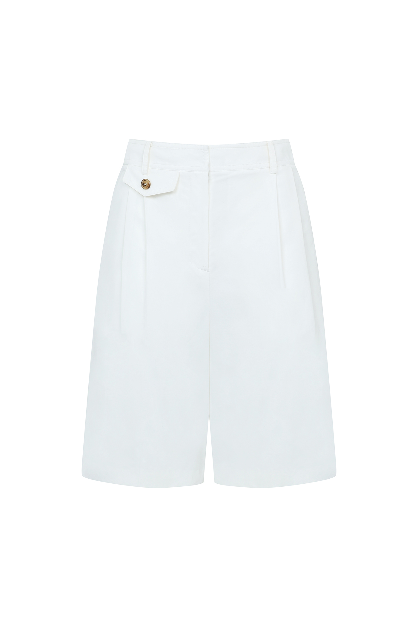 Bermuda Pants[LMBCSUPT501]-Ivory