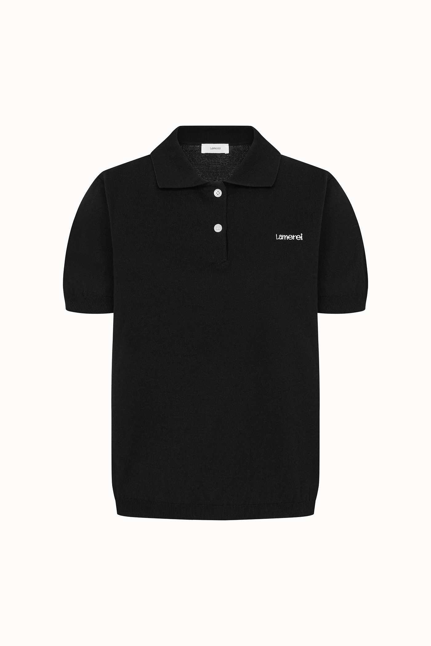 Cotton Polo Shirt[LMBDSUKN247]-Black