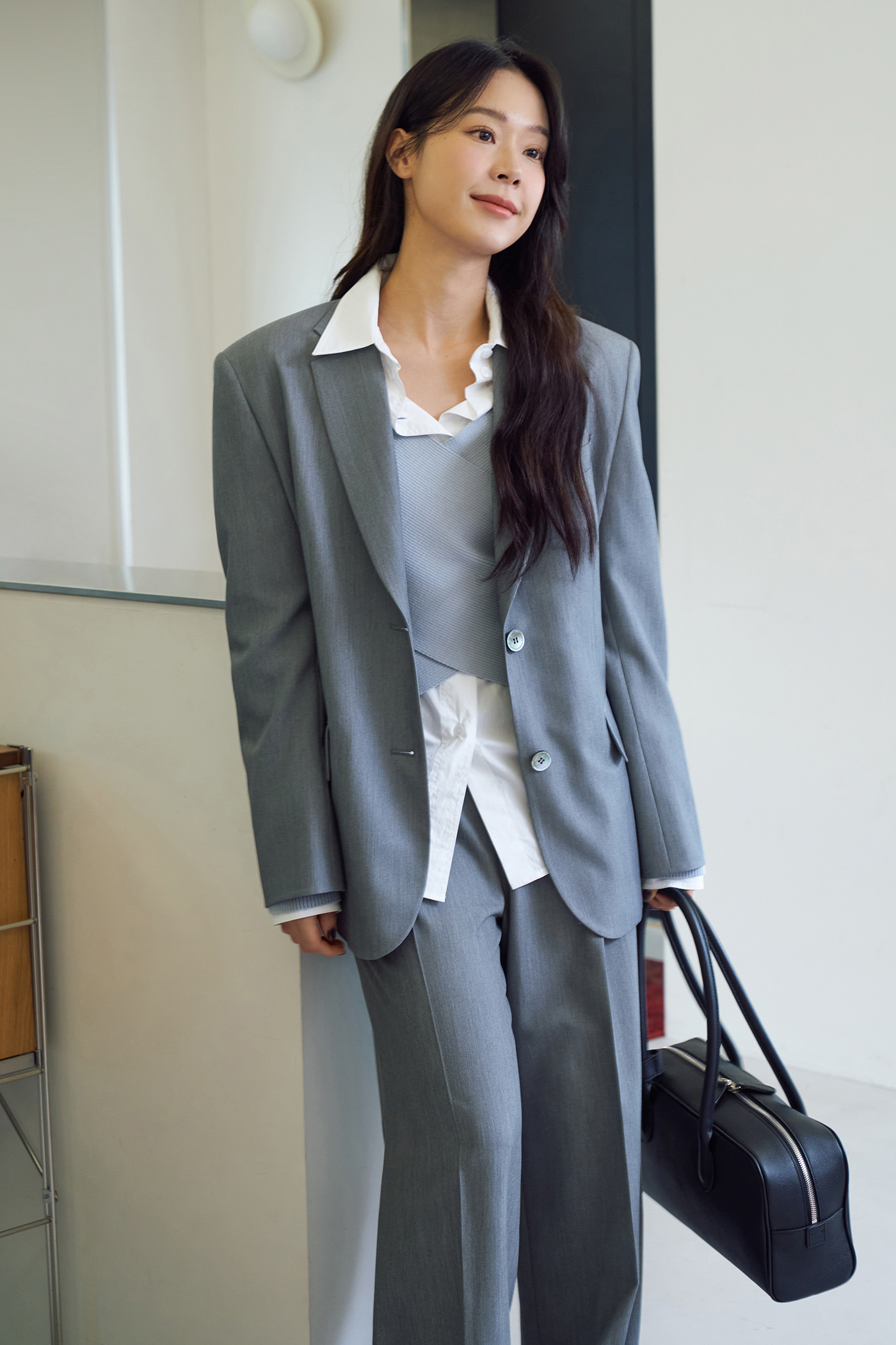 Two Button Jacket[LMBDSPJK102]-Gray