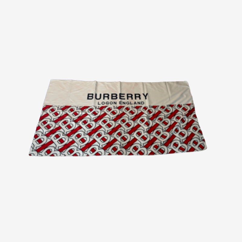 BURBERRY 버버리 로고 비치 타올(화이트)