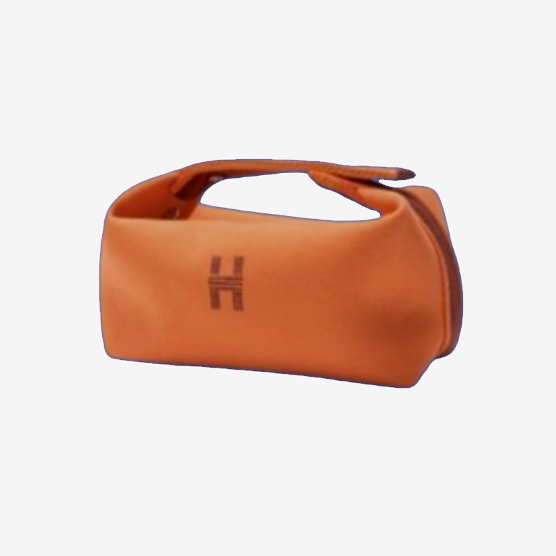 [2차 재입고] Hermès 캔버스 파우치(소)(오렌지)