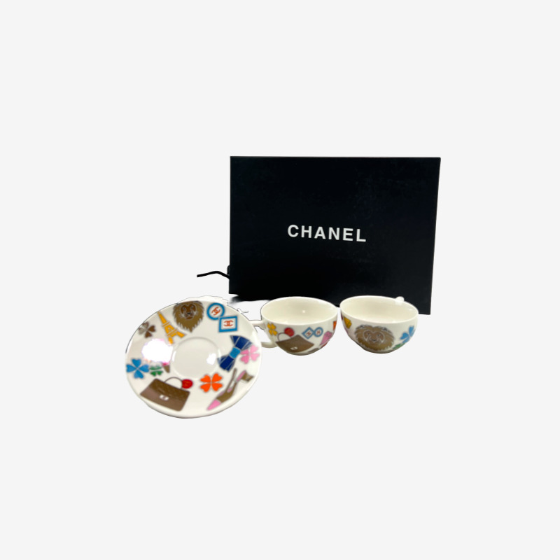 [2차] CHANEL 한정판 커피잔 2종 SET