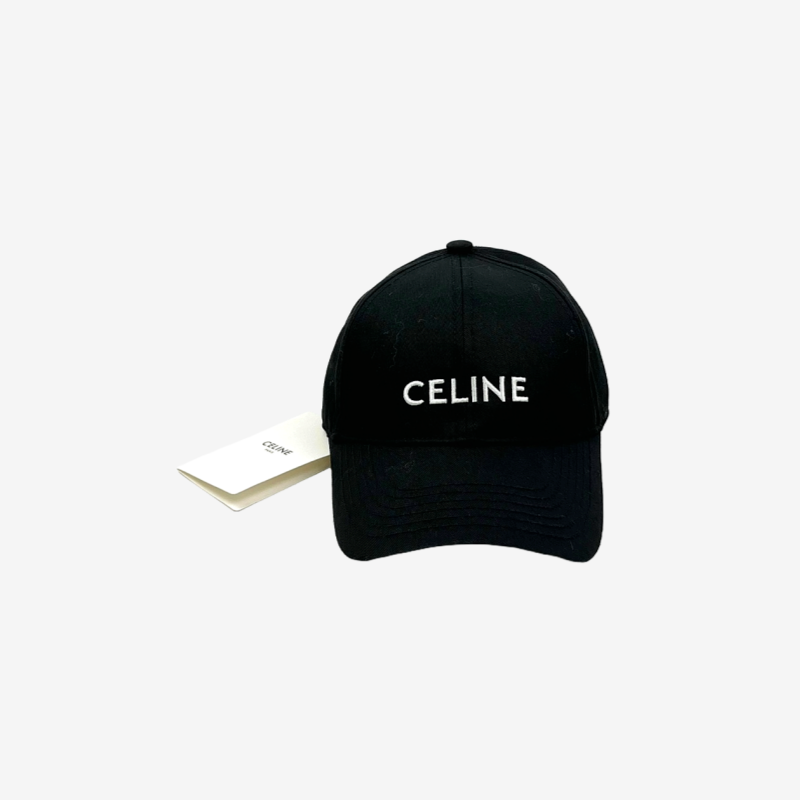 [2차 재입고] CELINE 레터링 볼캡(블랙)