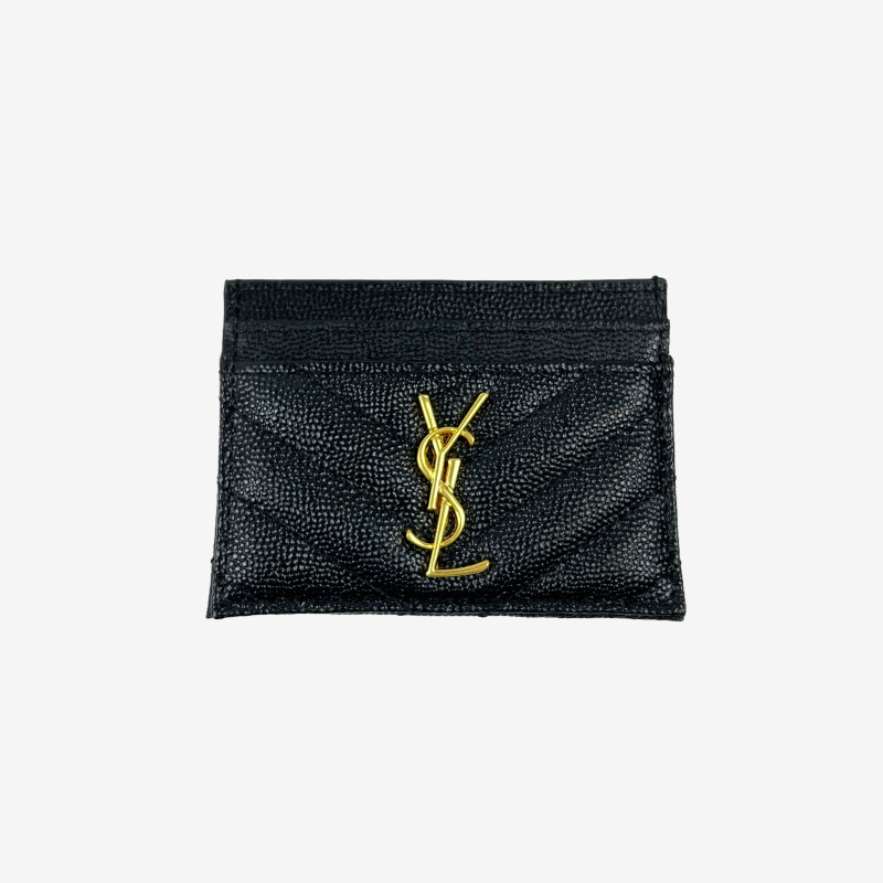 Saint Laurent 캐비어 카드 지갑 ☆풀박스구성