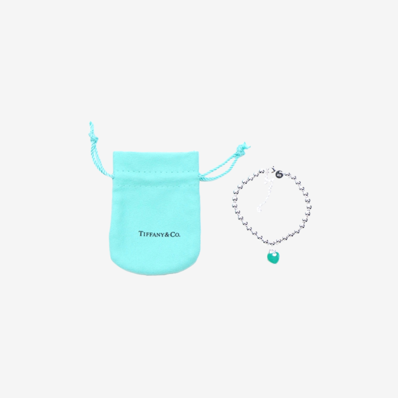 [2차] Tiffany &amp; Co. 하트 실버 팔찌(민트) ☆더스트 구성