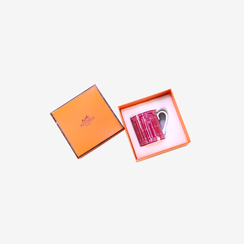 Hermès H 데코 머그컵(레드) ☆박스 구성