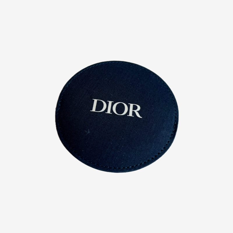 [노벨티] DIOR 원형 파우치 거울(네이비)