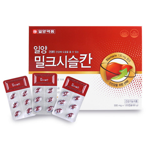 단종)일양약품 - 밀크시슬칸 500mg x 120캡슐