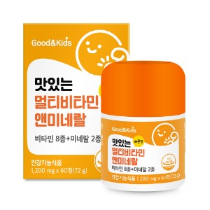 내츄럴플러스 - 굿앤키즈 맛있는 멀티비타민 앤 미네랄 1200mg x 60정