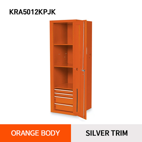 스냅온 헤리티지 메케닉 매장용 툴박스 세트 KRA5311KPJK 53&quot; 11-Drawer Heritage Series Double-Bank (Orange) 툴 박스 + KRA5012KPJK 16&quot; Four-Drawer Heritage Series Locker (Orange) 라커