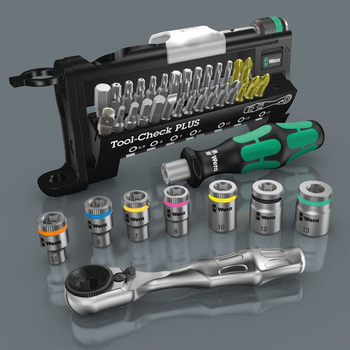 WERA 05056490001 Tool-Check Plus Tool Set (39 pcs) 베라 웨라 휴대용 정비 툴 체크 플러스 세트 (39 pcs)