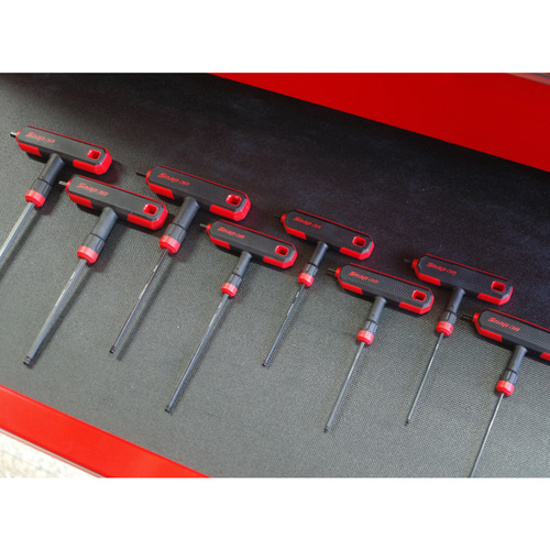 AWBSG800A SAE T-Shaped/ L-Shaped Combination Ball Hex Wrench Set (3/32-1/4&quot;)(8pcs) 스냅온 인치사이즈 T형/L형 콤비네이션 볼 육각 렌치 세트(3/32&quot;-1/4&quot;)(8pcs)(세트구성 - AWBSG06A AWBSG07A AWBSG08A AWBSG09A AWBSG10A AWBSG12A AWBSG14A AWBSG16A)