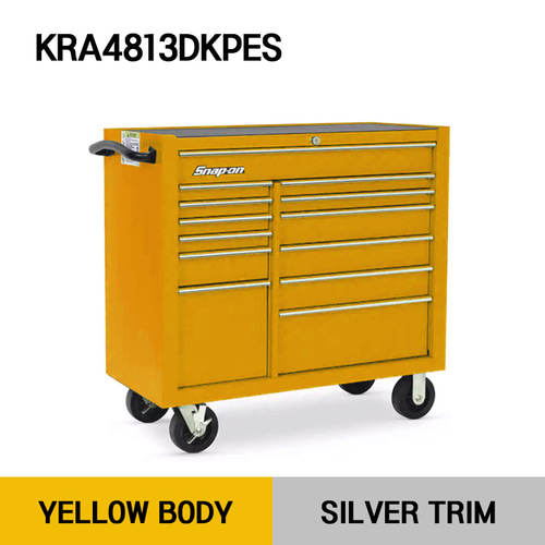 KRA4813 40&quot; 13-Drawer Double Bank Heritage Series Roll Cab Custom Color Products (Yellow/Orange/Green/Blue/Purple/White) 스냅온 헤리티지 시리즈 40인치 더블뱅크 13도어 툴박스(주문컬러사양) (옐로우/오렌지/그린/블루/퍼플/화이트)