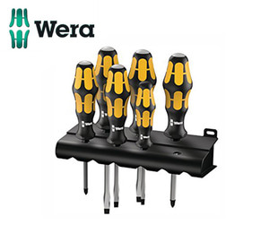 [아울렛제품 / 10%할인] WERA 05018282001 Kraftform Plus 932/6 Chiseldriver with Pound-Thru Blade Screwdriver Set (6 pcs) 베라 타격 드라이버 세트 (6 pcs)