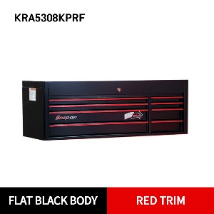 KRA5308KPRF 53&quot; Eight-Drawer Heritage Series Top Chest (Flat Black/Red) 스냅온 헤리티지 시리즈 53인치 8서랍 탑 체스트 (무광블랙/레드)